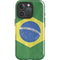 Brazil Flag Distressed iPhone 16 Pro Magsafe Impact Case